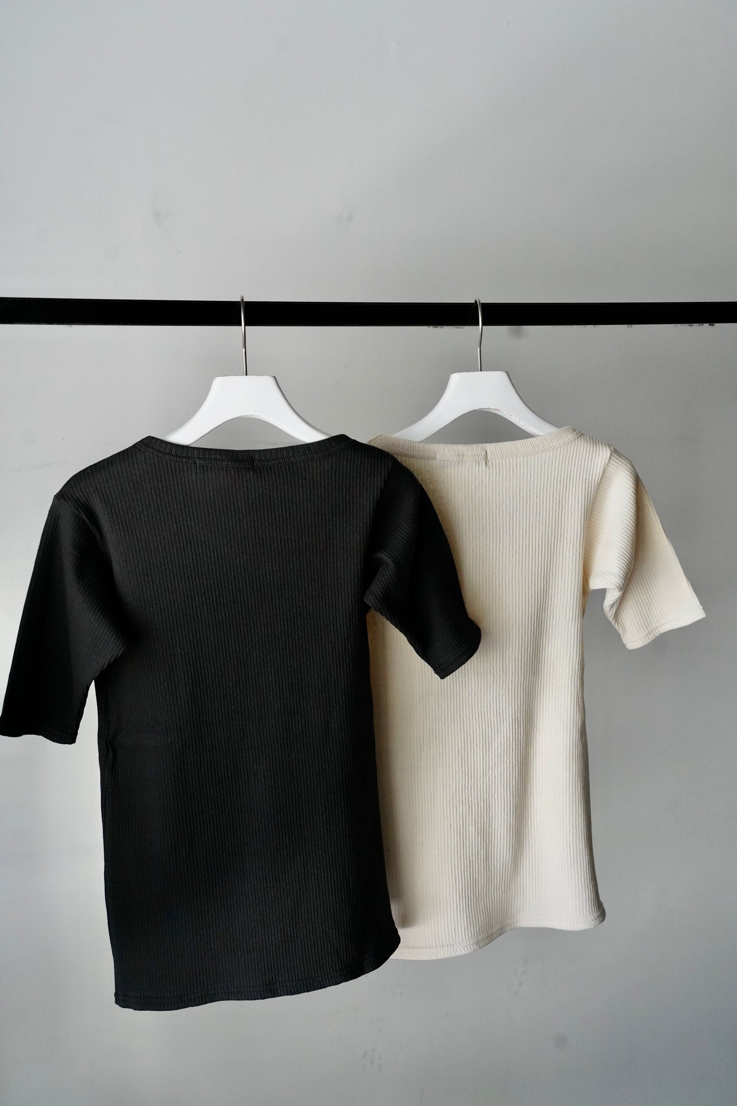 WOMEN　VIOLETTE ROOM　H/S RIBB TEE