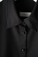 WOMEN　IIROT/イロット　Freeform   Shirt   Black