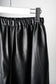 WOMEN　IIROT/イロット　Synthetic Leather Wide Trousers  Black