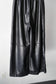 WOMEN　IIROT/イロット　Synthetic Leather Wide Trousers  Black