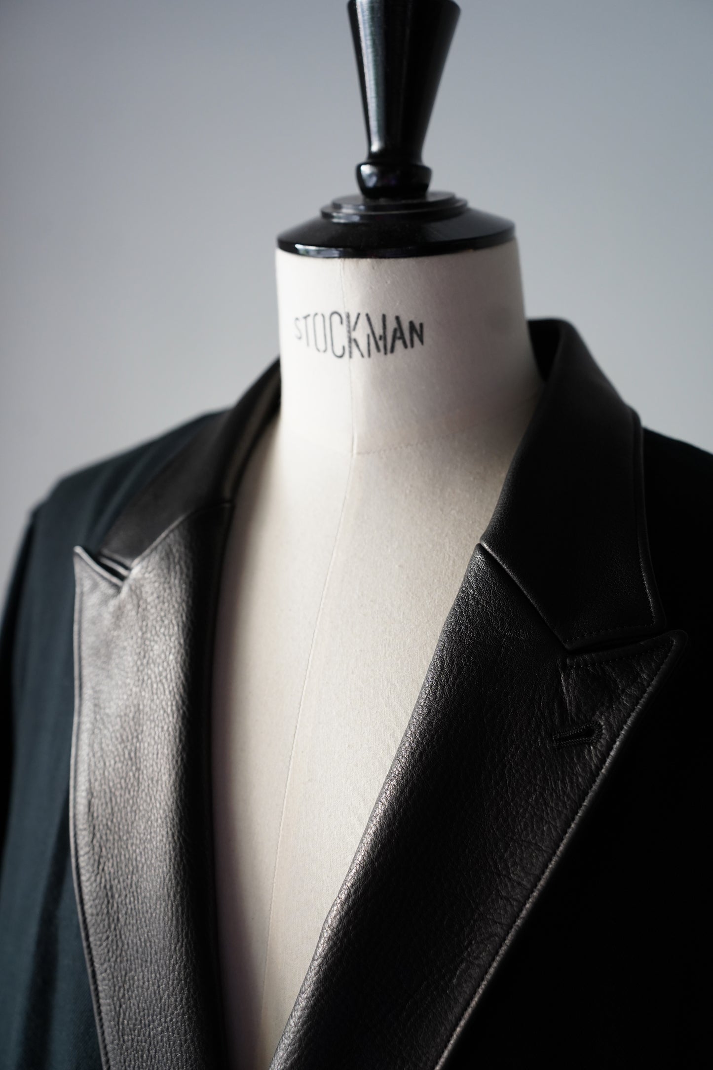 MEN　blurhms/ブラーム　Denim-Leather Jacket