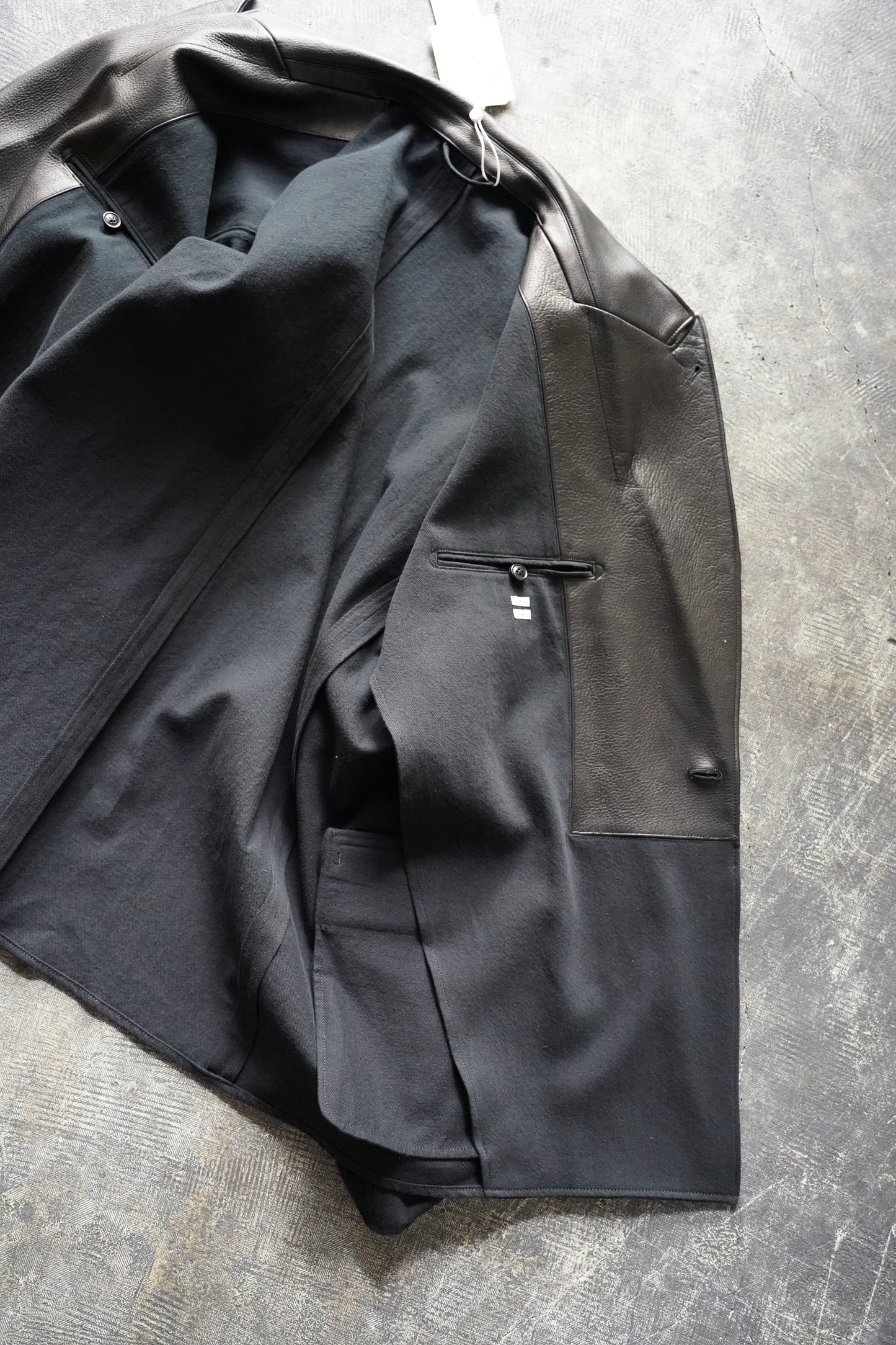MEN　blurhms/ブラーム　Denim-Leather Jacket