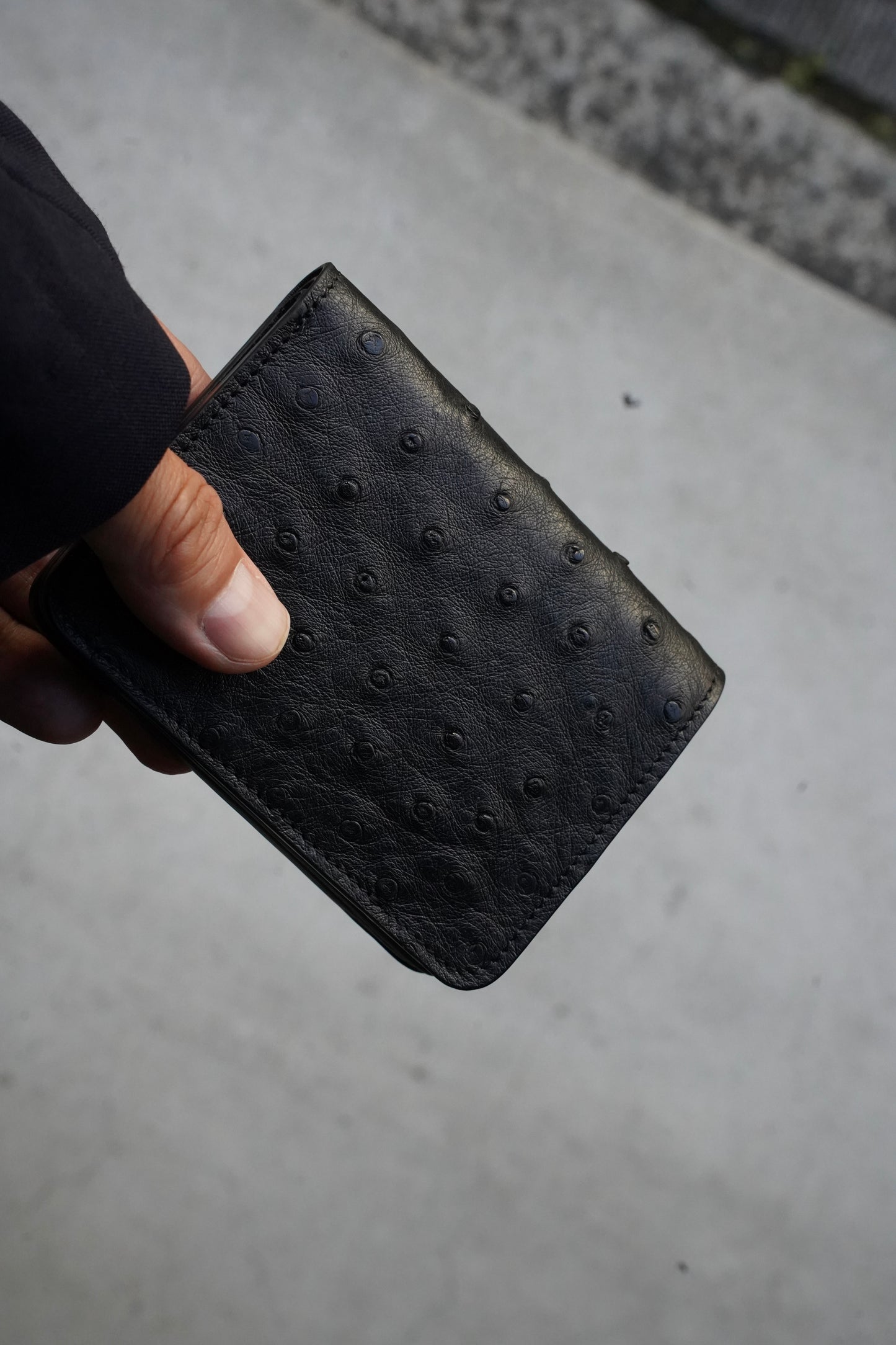 MEN　forme/フォルメ　Post wallet (Ostrich)