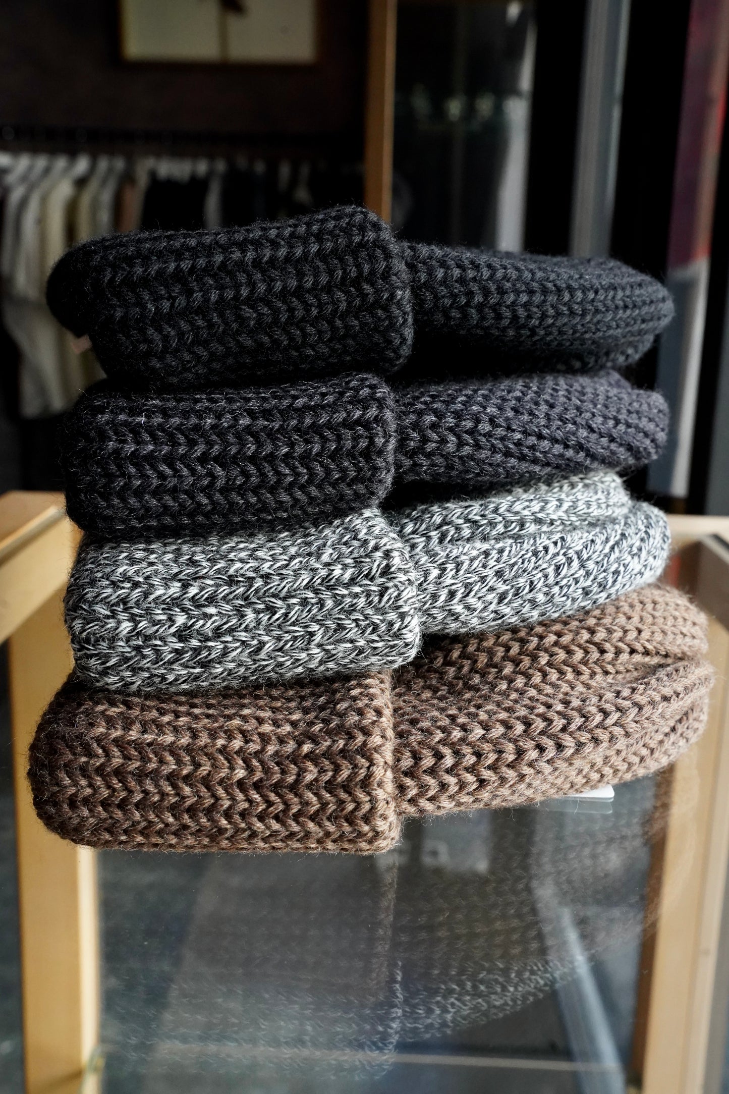 MEN　COMESANDGOES　カムズアンドゴーズ　MERINO WOOL STANDARD KNIT