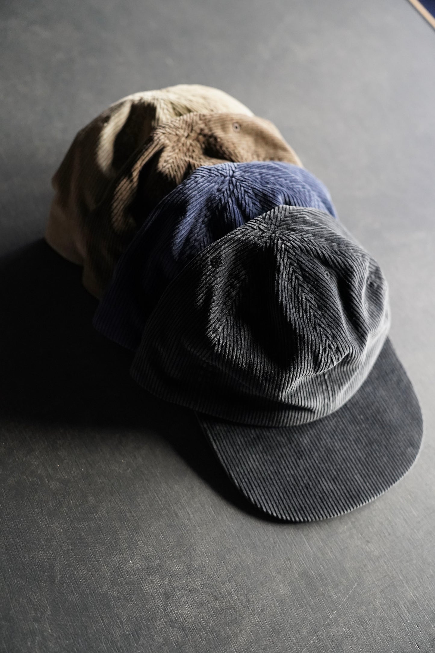 MEN　COMESANDGOES　カムズアンドゴーズ　BIO WASH CORDUROY CAP