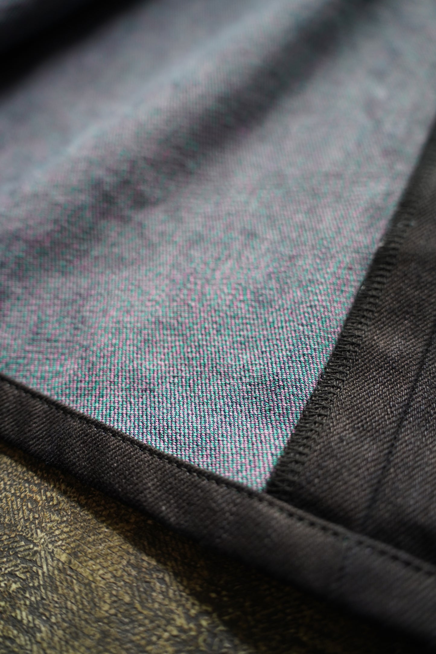 MEN　Kiivu / キフ　WORK JACKET- 12.5oz Rainbow Denim + SUMI