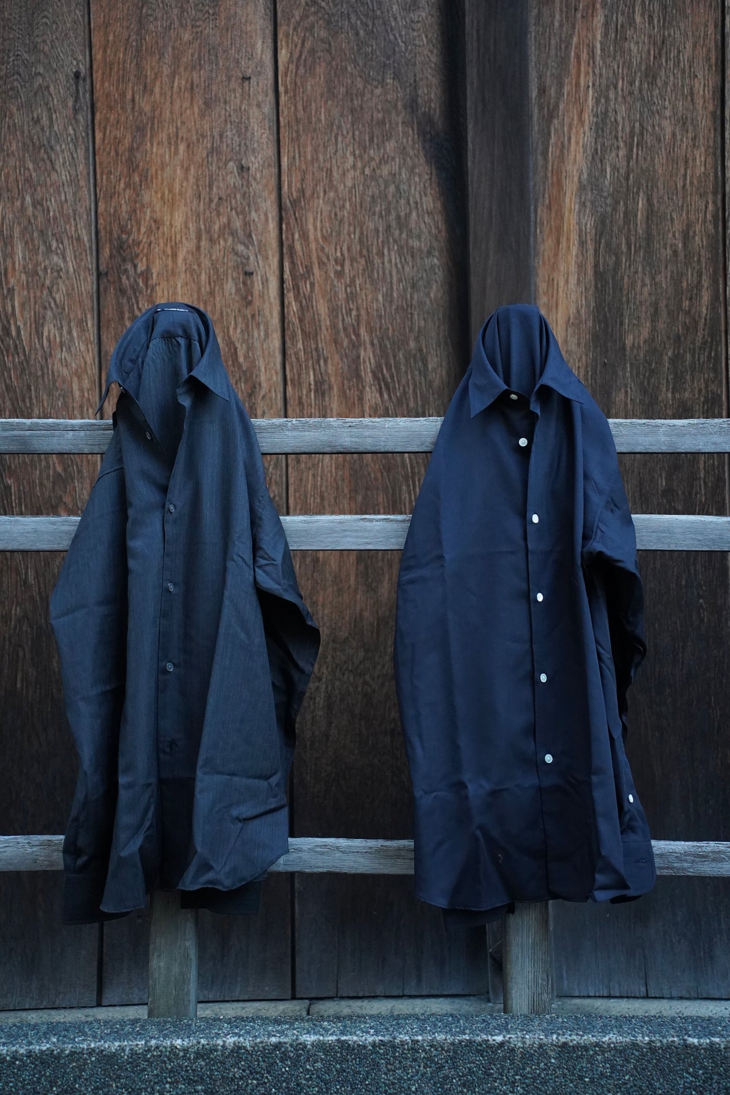 MEN　MAATEE & SONS　short ponit shirts "改HWOOL"