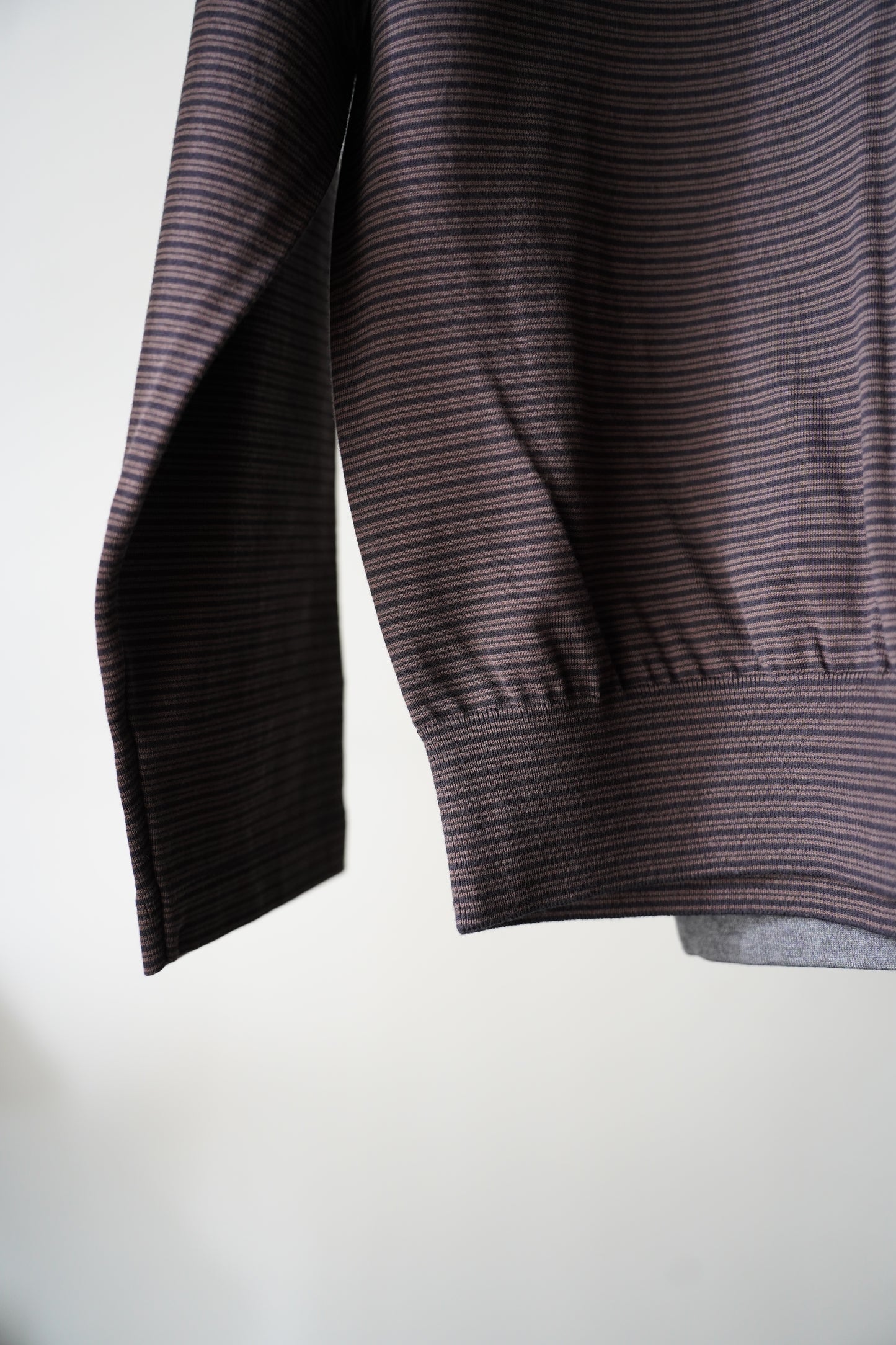MEN　BATONER / バトナー　BLOWSING POLO LONG SLEEVE T-SHIRT