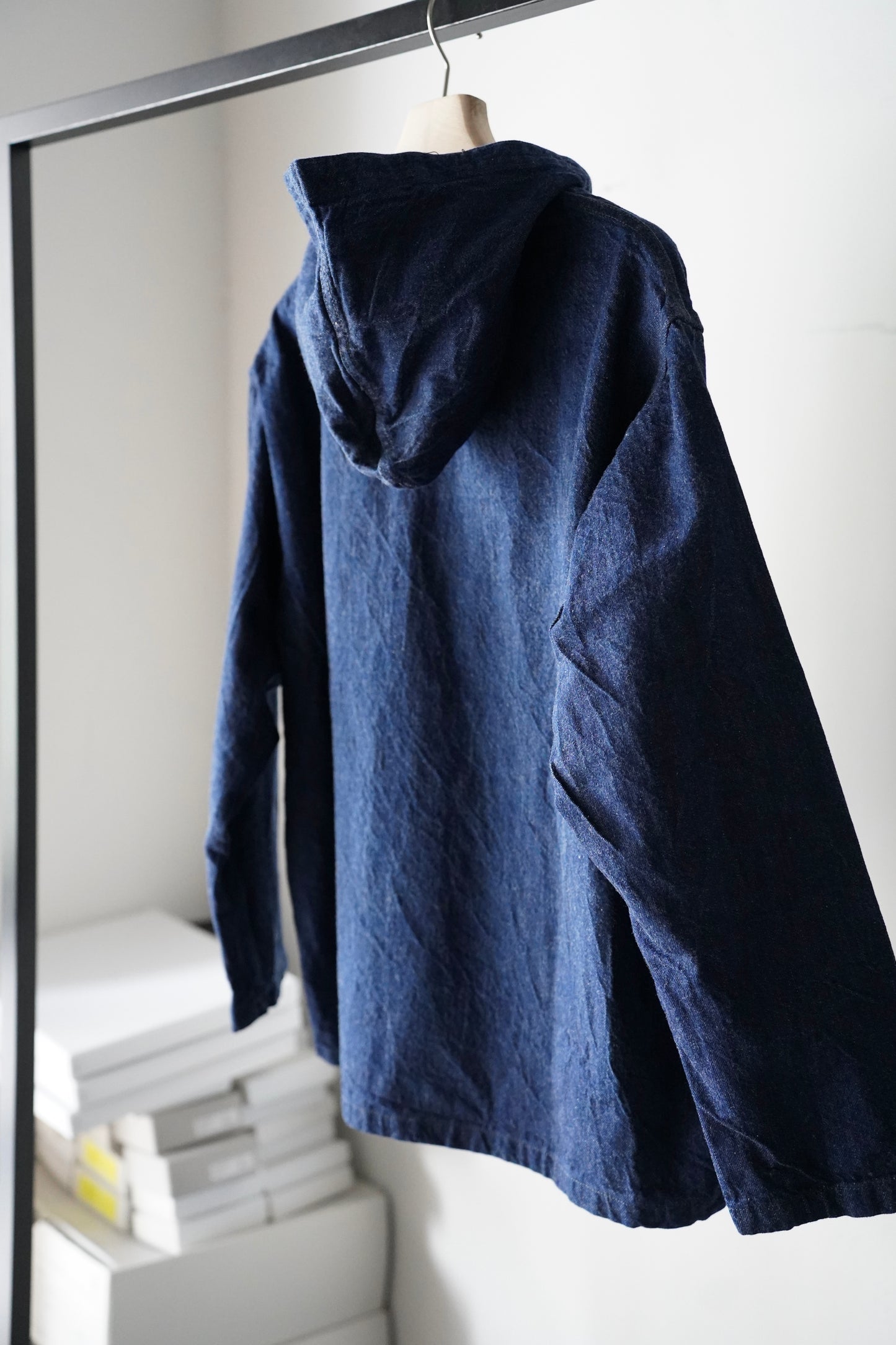 MEN　NECESSARY or UNNECESSARY / ネセサリーオアアンネセサリー　DENIM HOOD