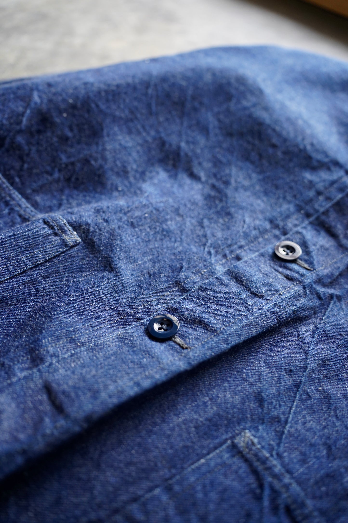 MEN　NECESSARY or UNNECESSARY / ネセサリーオアアンネセサリー　DENIM HOOD