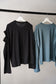 WOMEN　pelleq / ペレック　SLASH  SHOULDER T