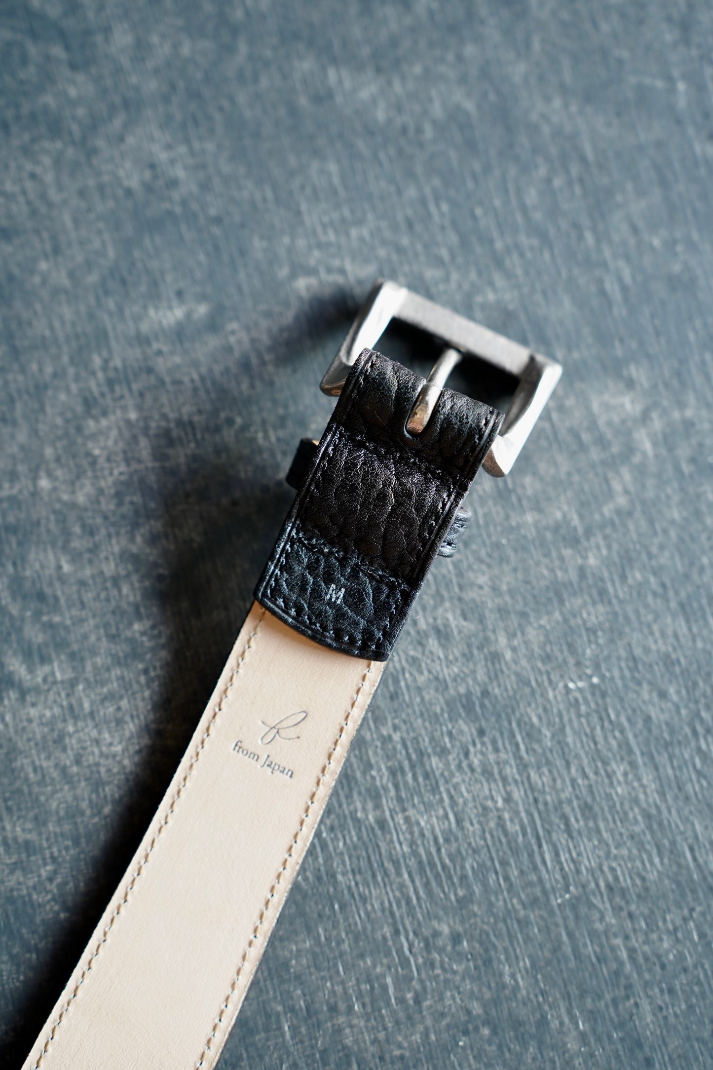 MEN　forme/フォルメ　Dress Jodhpurs belt  Sealskin