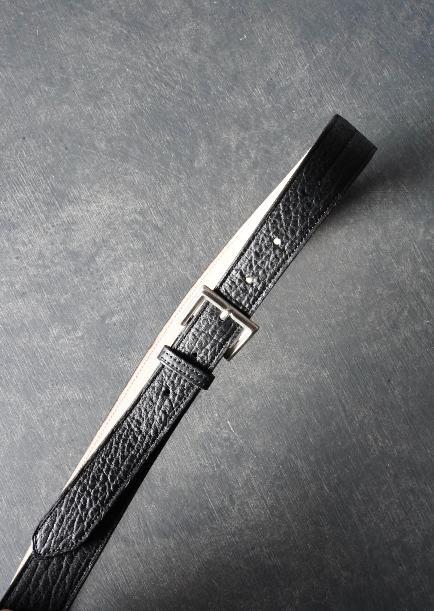 MEN　forme/フォルメ　Dress Jodhpurs belt  Sealskin