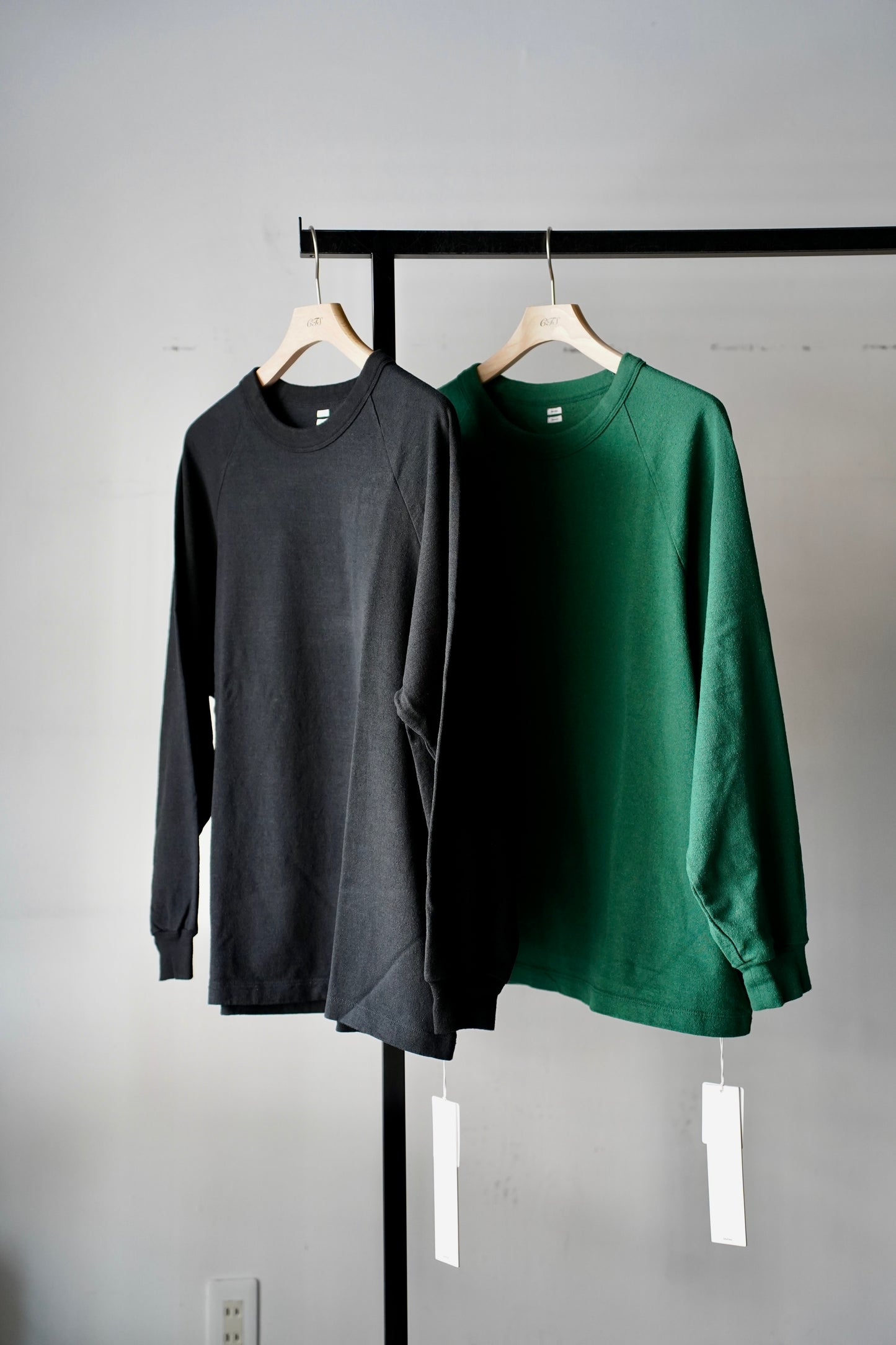 MEN　blurhms/ブラーム　Co/Silk Nep Raglan Tee