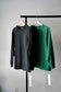 MEN　blurhms/ブラーム　Co/Silk Nep Raglan Tee