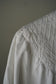 WOMEN　VINTAGE　1900-1920's Antique French Cotton Blouse white #2