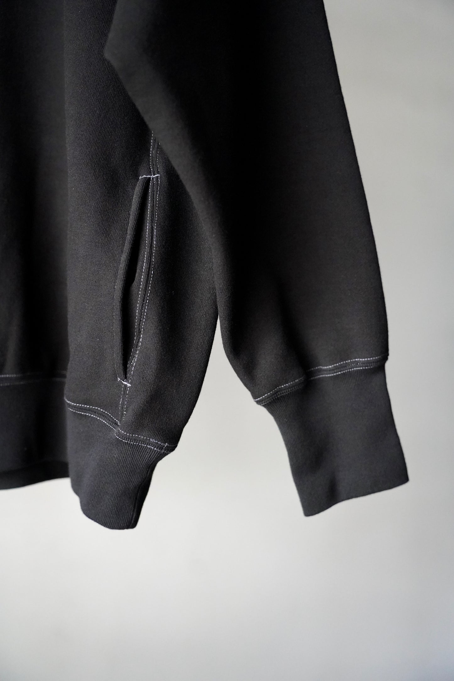 MEN　BATONER / バトナー　HIGH BULKY JUMBERCA URAKE HALF ZIP POLO