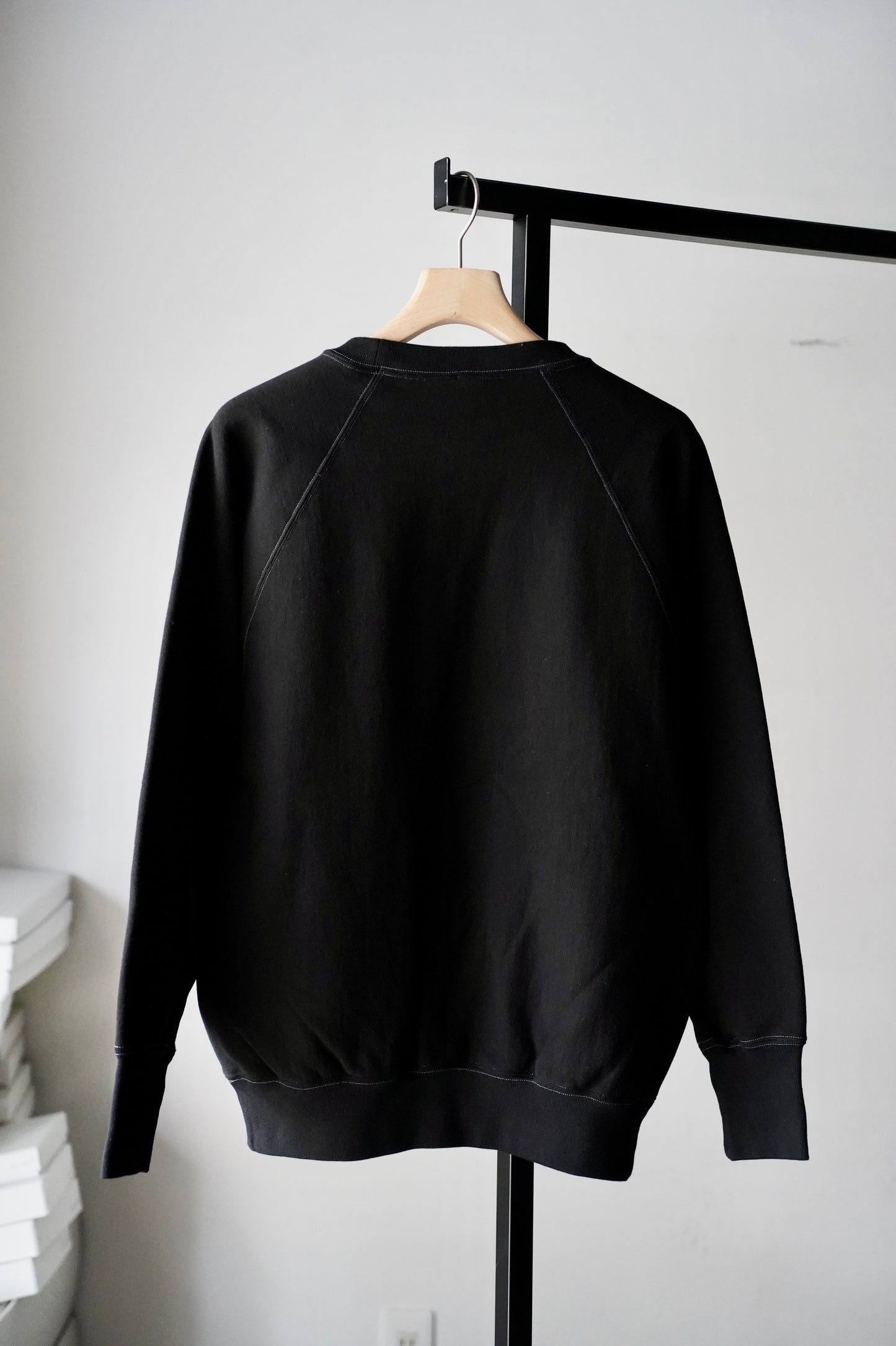 MEN　BATONER / バトナー　HIGH BULKY JUMBERCA URAKE CREW NECK
