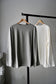 MEN　alvana / アルヴァナ 　WOOL COTTON BOATNECK LONG SLEEVE