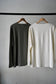 MEN　alvana / アルヴァナ 　WOOL COTTON BOATNECK LONG SLEEVE