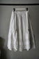 WOMEN　VINTAGE　1920's Antique French Cotton Skirt white #1