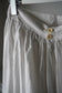 WOMEN　VINTAGE　1920's Antique French Cotton Skirt white #2