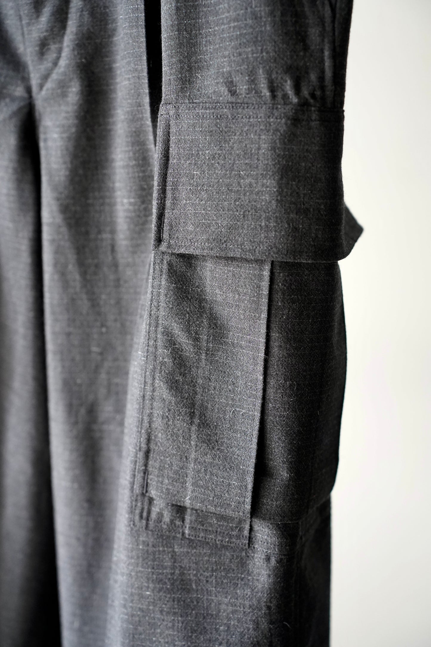 MEN　blurhms/ブラーム　Wool Ramie Mohair 6P Belted Trousers
