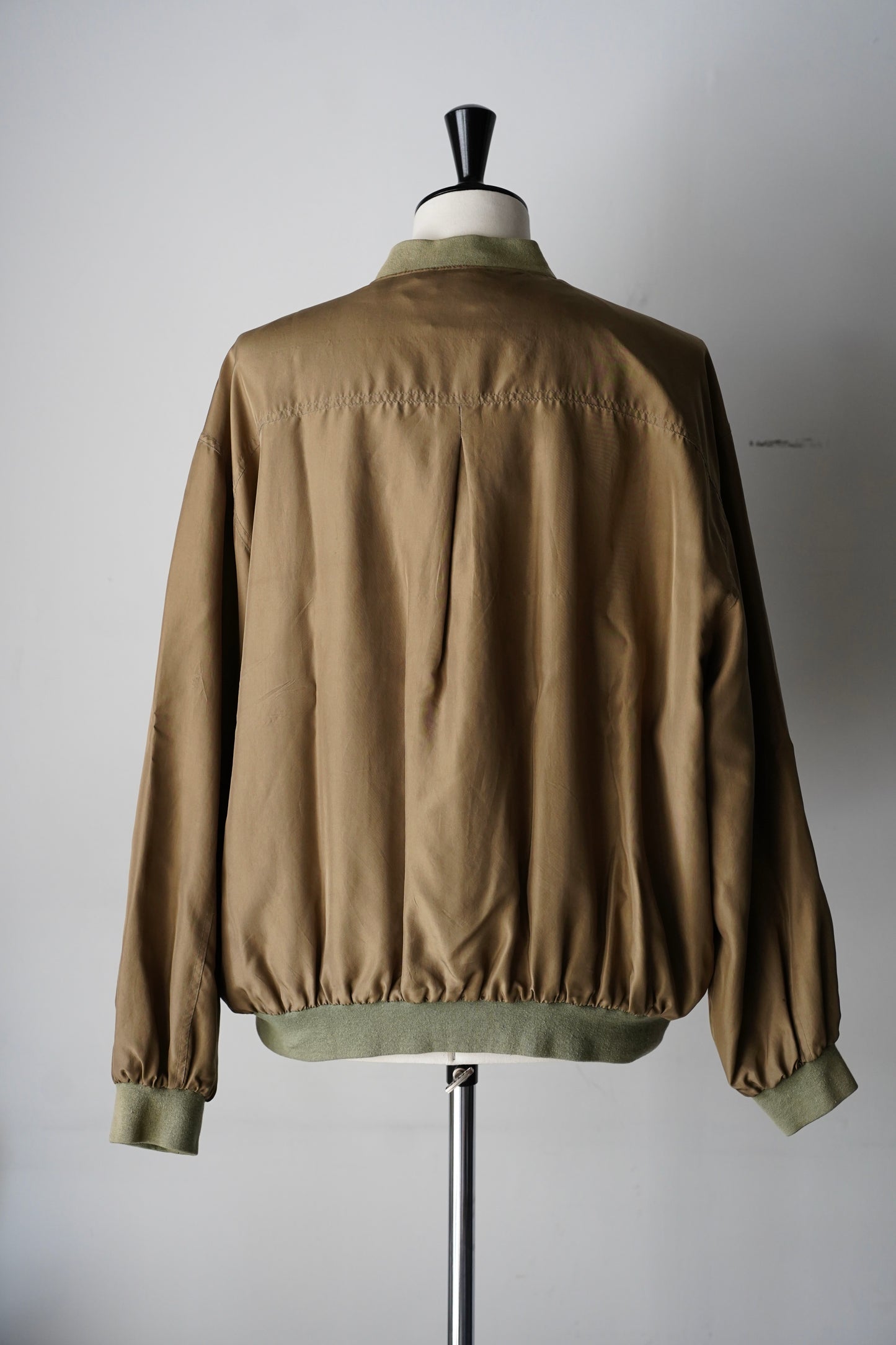 MEN　LILY1ST VINTAGE　 1980's Italian Silk Drizler Blouson