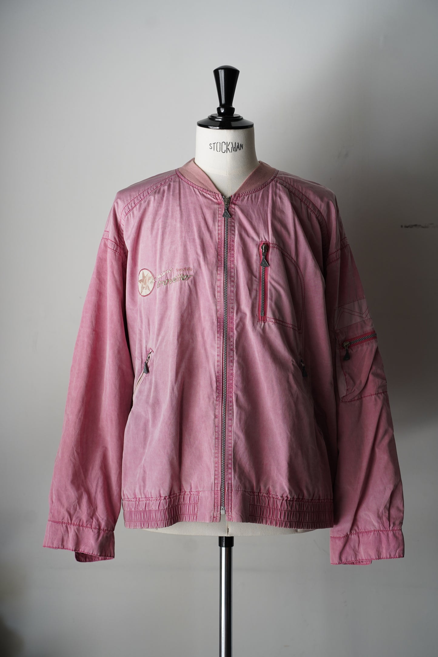 MEN　LILY1ST VINTAGE　1980-1990's Italian Embroidered Zip-up Blouson