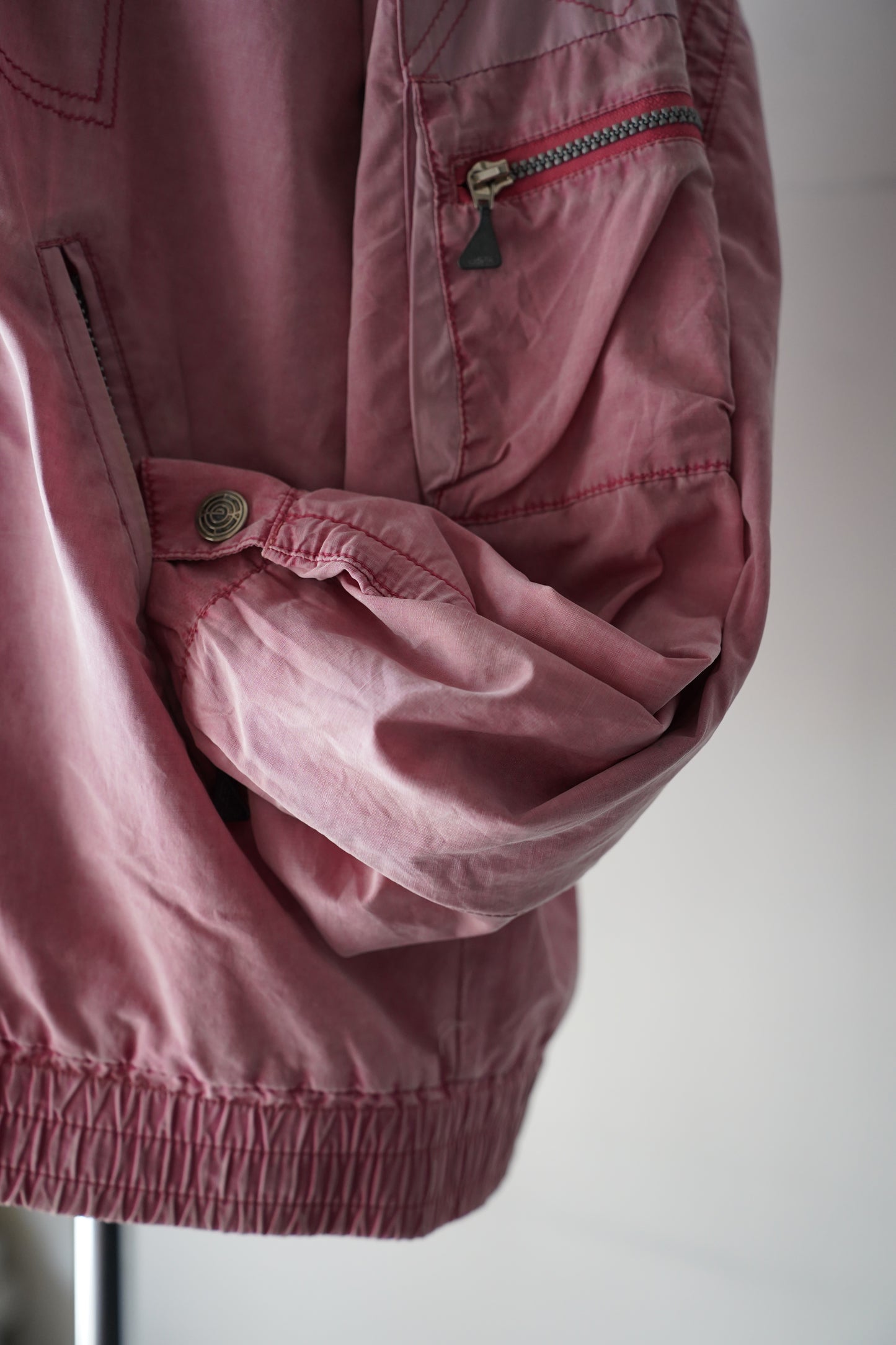 MEN　LILY1ST VINTAGE　1980-1990's Italian Embroidered Zip-up Blouson