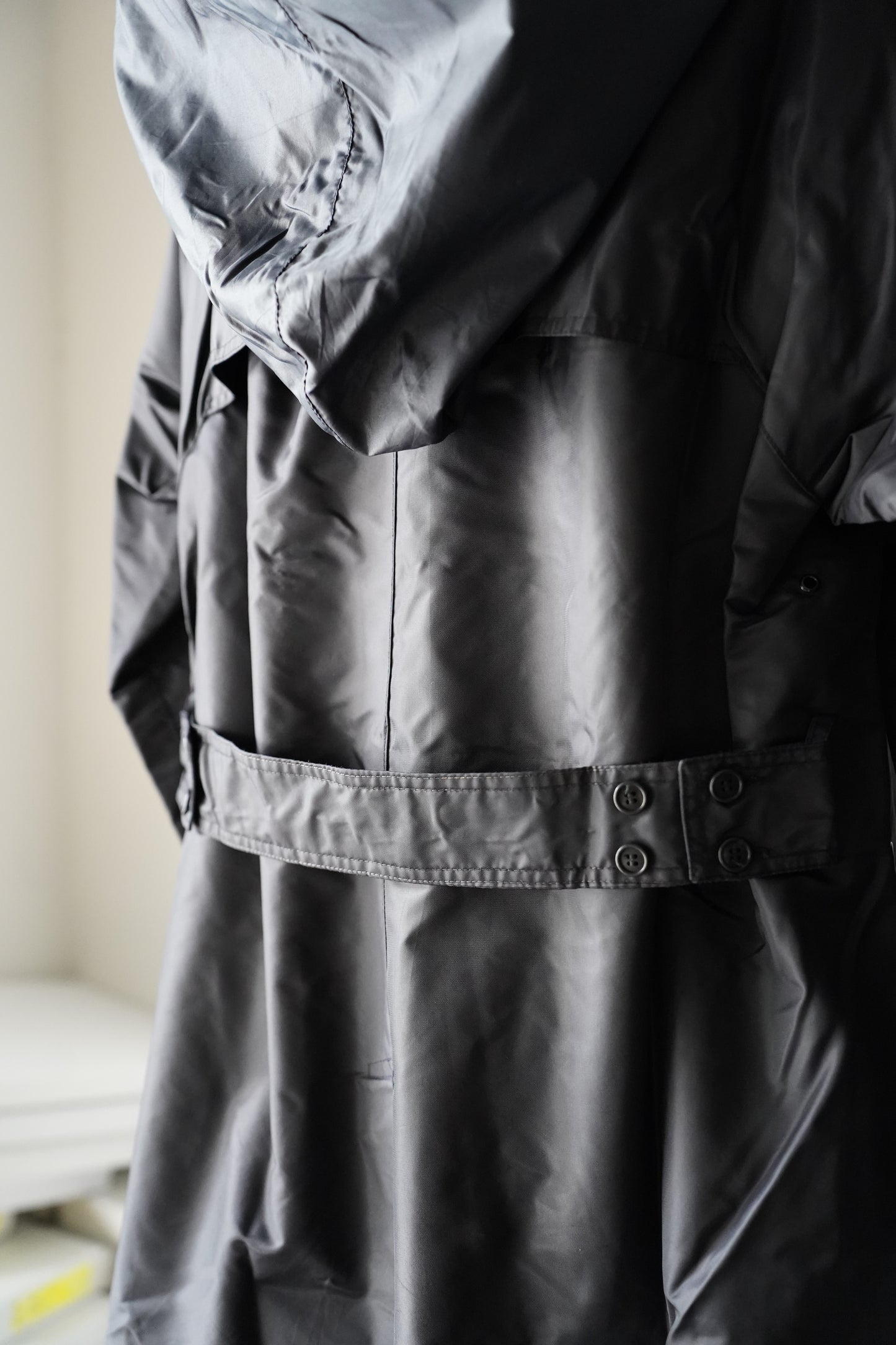 MEN　LILY1ST VINTAGE　1970's Italian Military Style Nylon Trench Coat