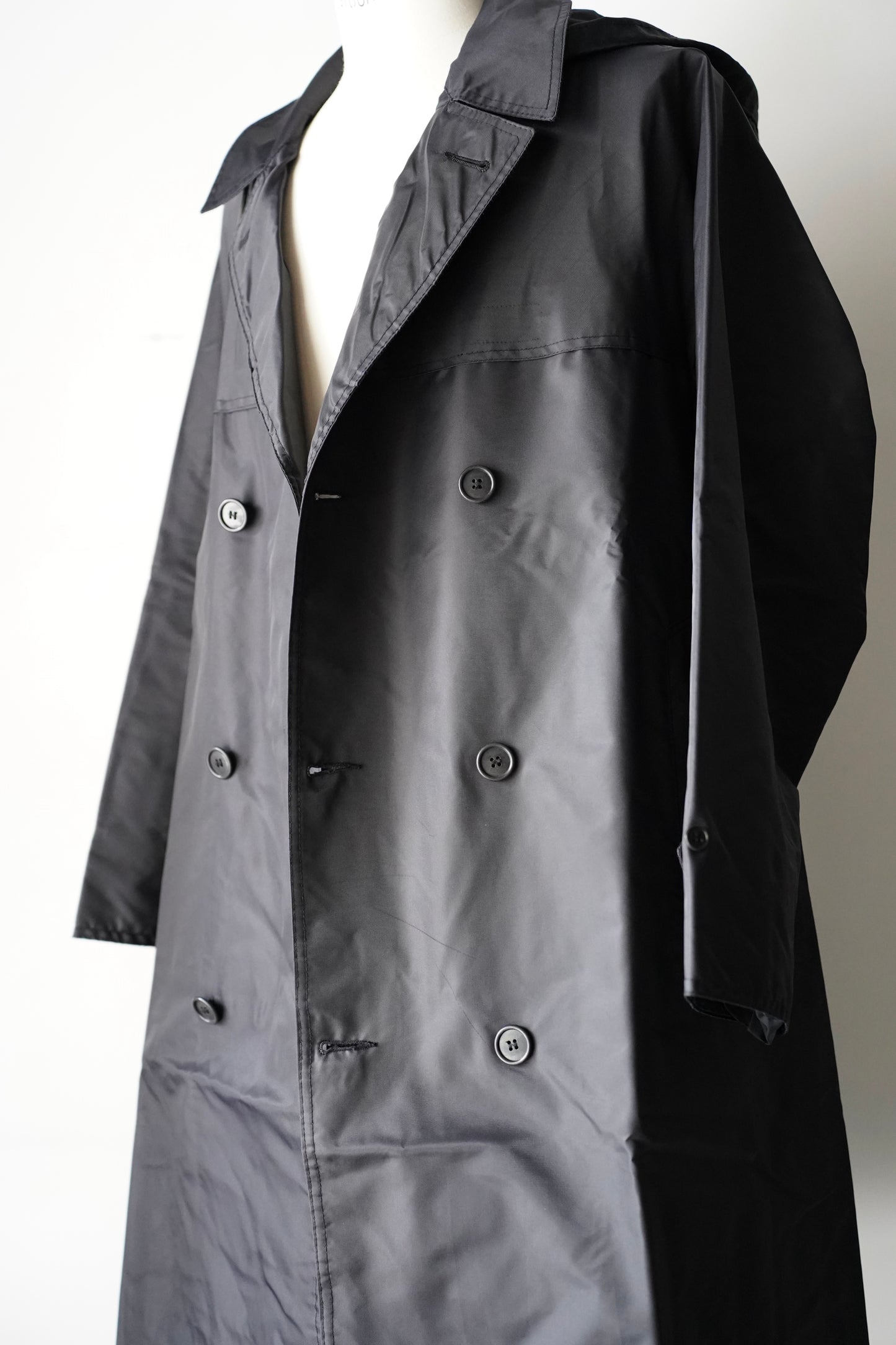 MEN　LILY1ST VINTAGE　1970's Italian Military Style Nylon Trench Coat