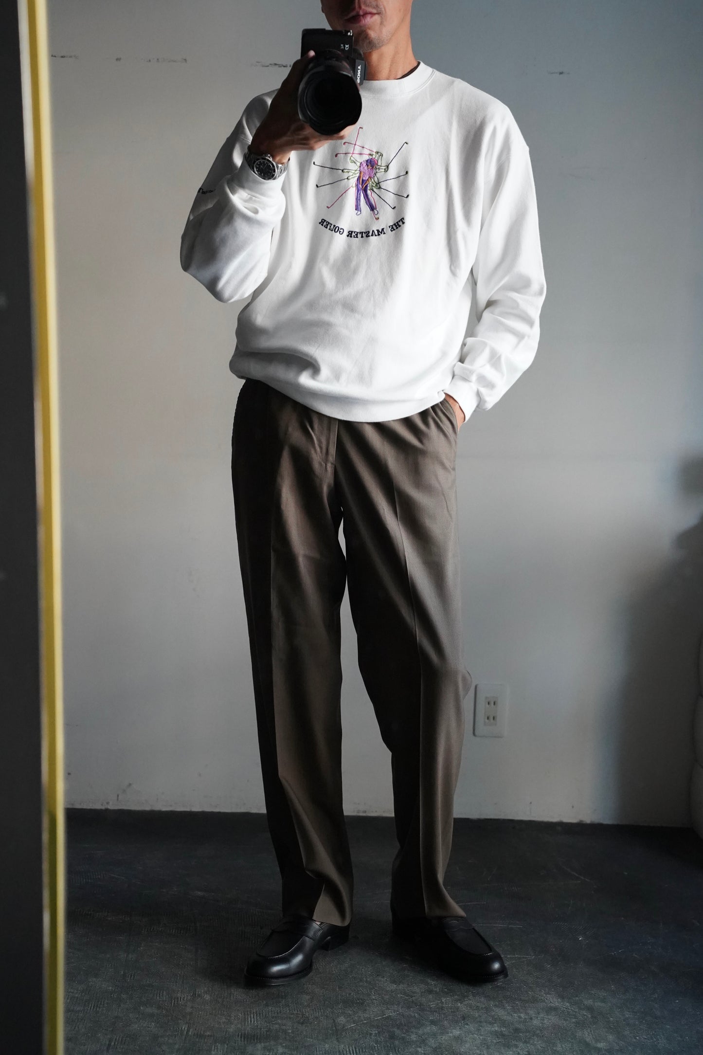MEN　LILY1ST VINTAGE　1980-1990's Italian Embroidered Sweat Shirt by Sergio Tacchini