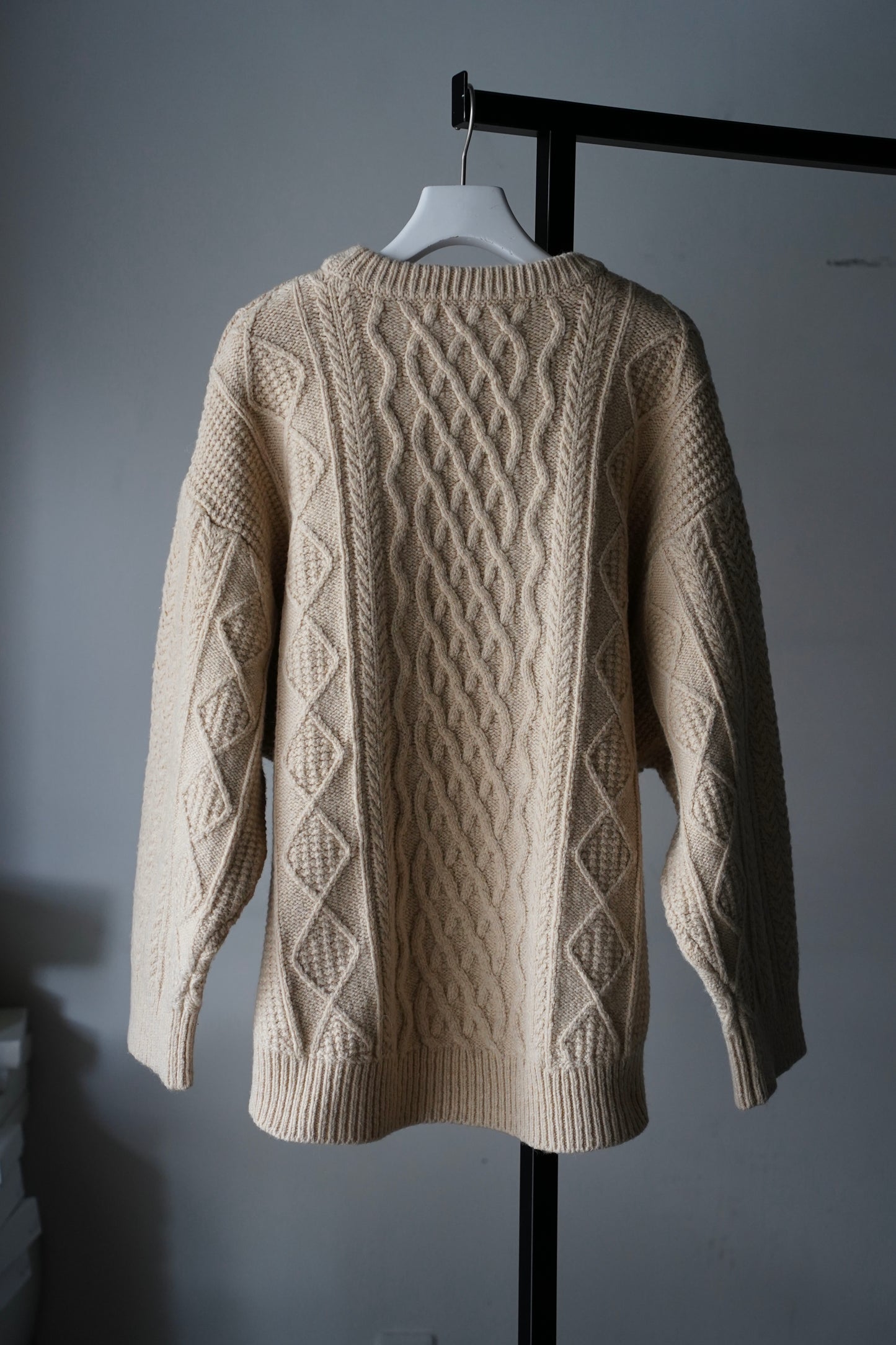 WOMEN　VIOLETTE ROOM　CABLE KNIT PULLOVER