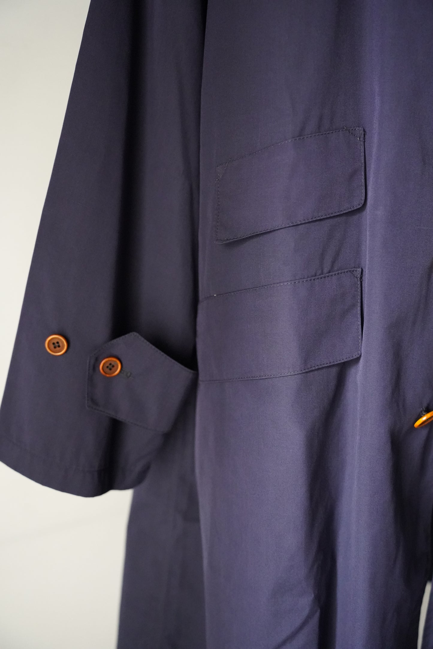 MEN　LILY1ST VINTAGE　1980's Dead Stock Italian Cotton Duster Coat by Rialto Size 48