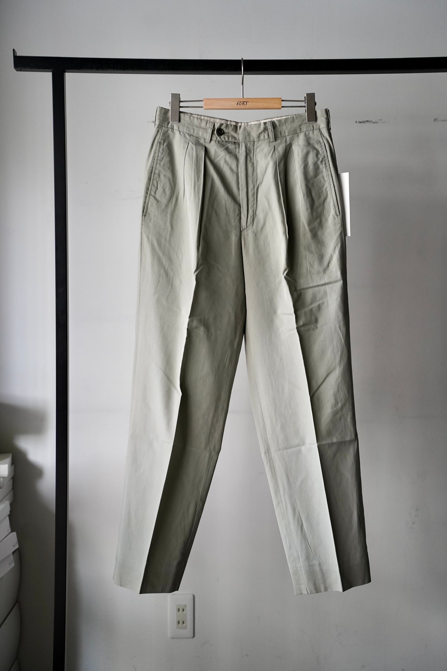 MEN　LILY1ST VINTAGE　1980-1990's Italian Cotton Trousers by HILTON