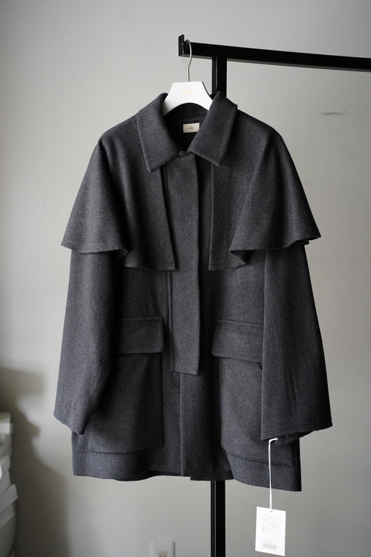 WOMEN　Villd / ヴィルド　Wool  Cape Collar  Coat