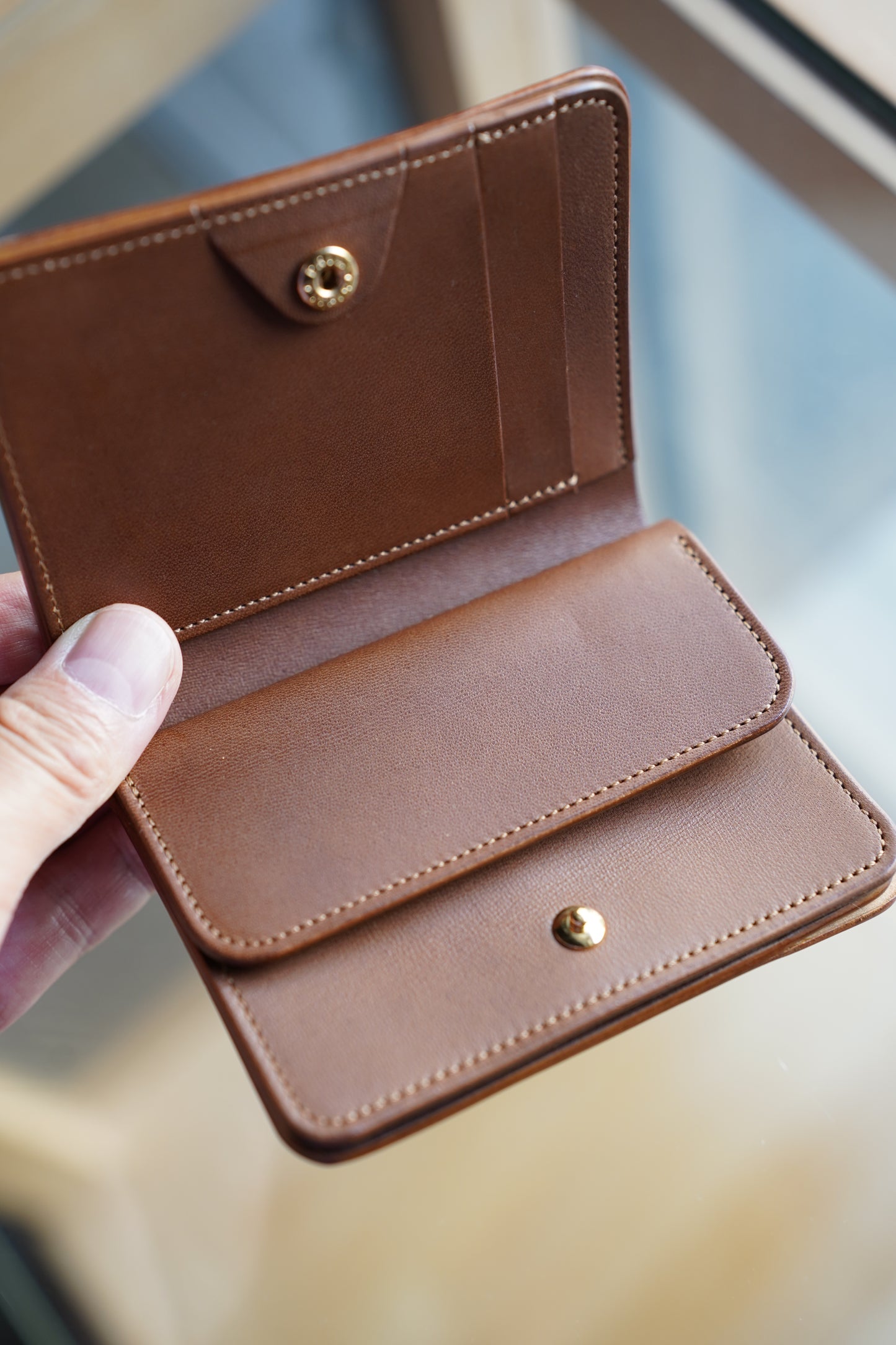 MEN　forme/フォルメ　Post wallet　CORDVAN cigar