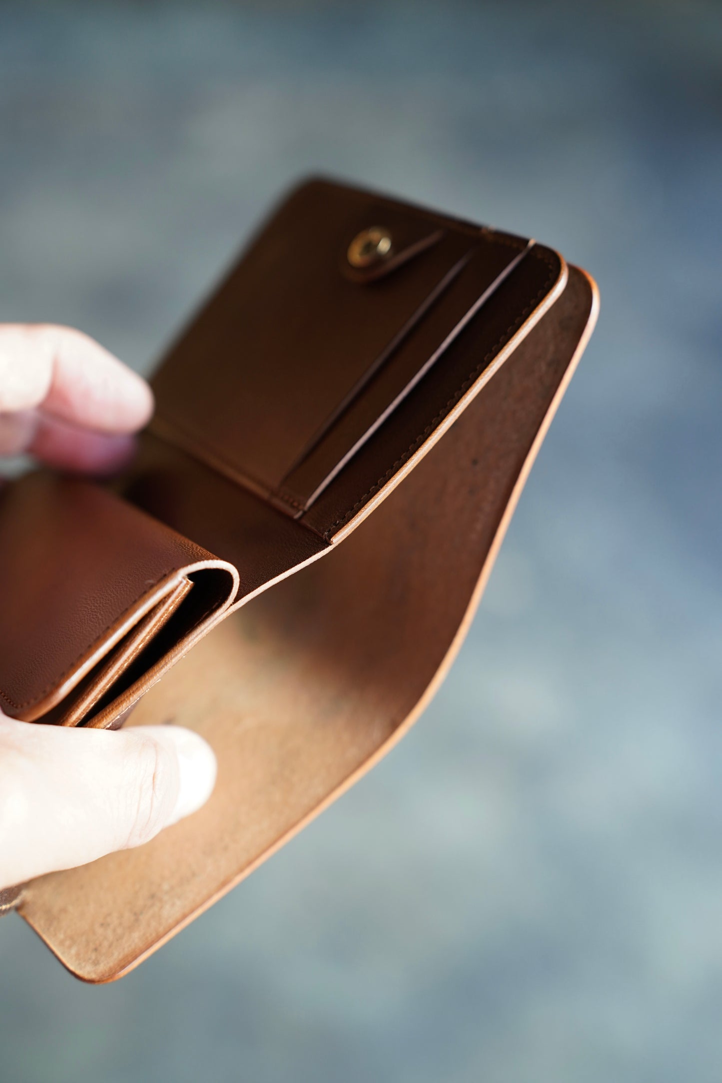 MEN　forme/フォルメ　Post wallet　CORDVAN cigar