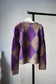 WOMEN　jonnlynx/ジョンリンクス　lumpy argyle pullover