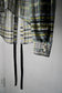 WOMEN　pelleq / ペレック　plaid silk organza string shirt