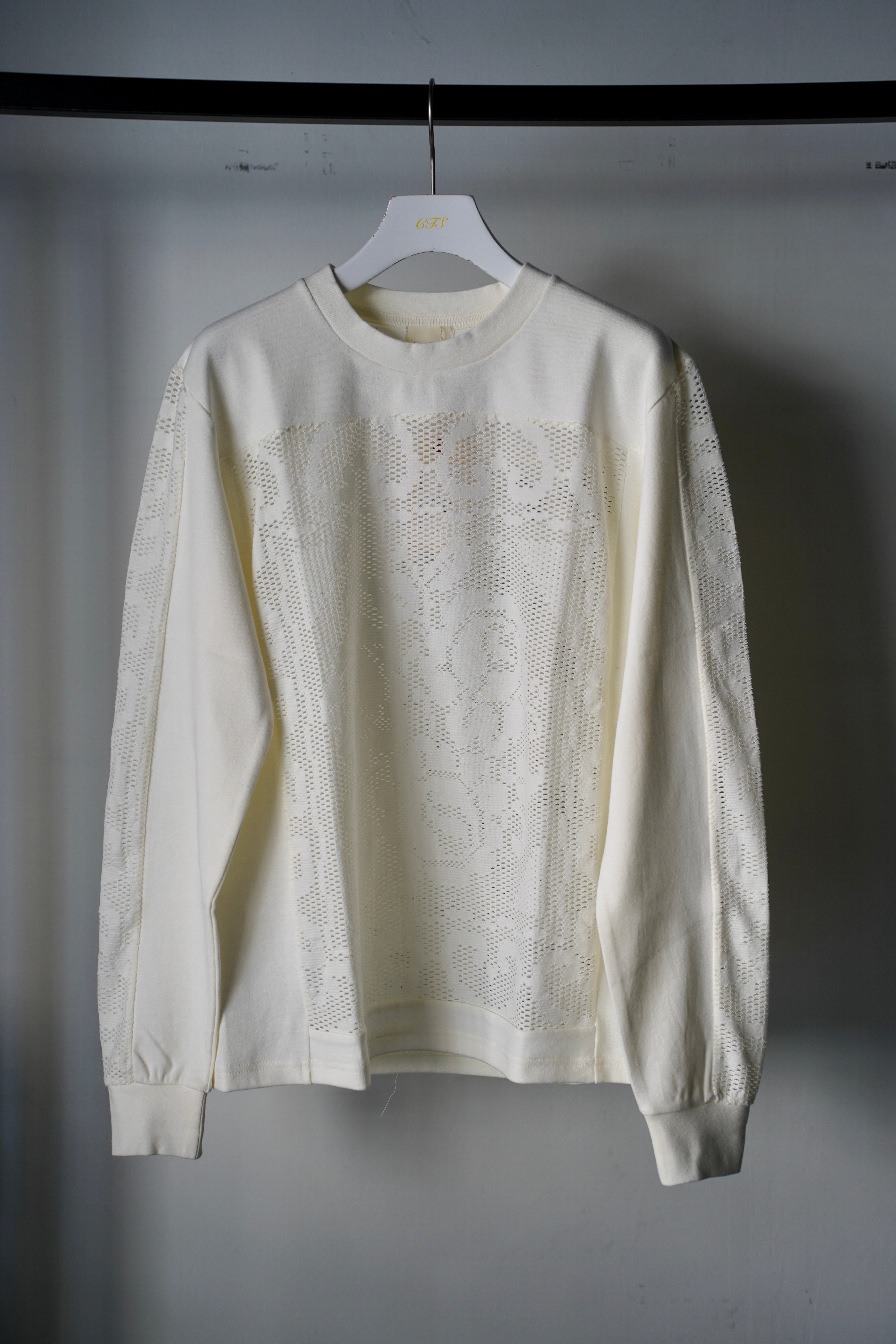 WOMEN jonnlynx/ジョンリンクス mesh flower tee – _COMES THE SUN