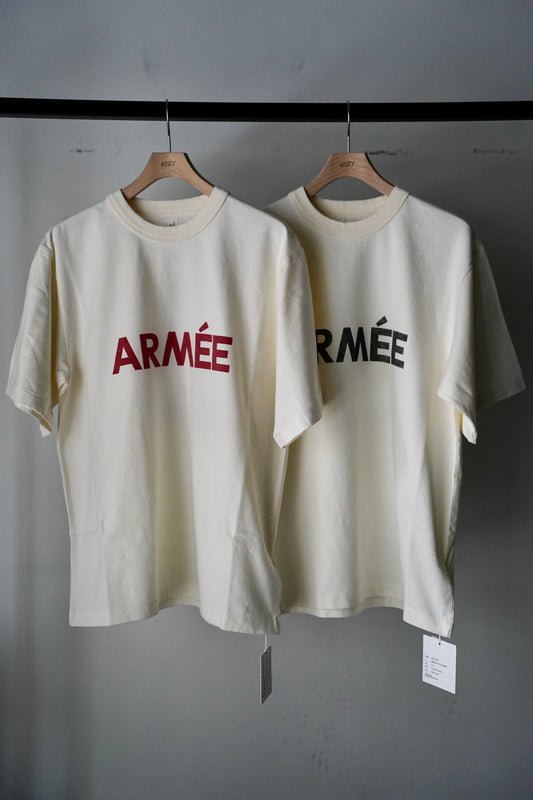MEN/WOMEN　blurhmsROOTSTOCK / ブラームスルーツストック　ARMEE 88/12 Print Tee STANDARD