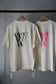 MEN/WOMEN　blurhmsROOTSTOCK / ブラームスルーツストック　W-W 88/12 Print Tee STANDARD