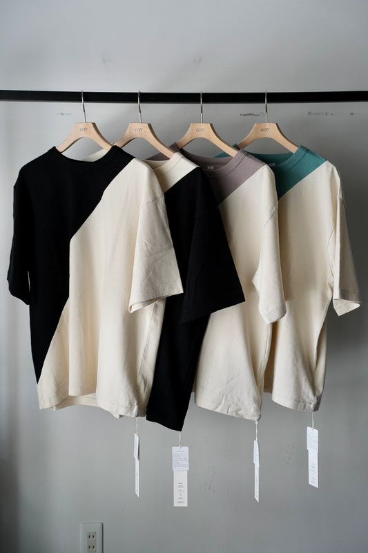 MEN　blurhms/ブラーム　Co/Silk Nep Rowing Crew Tee