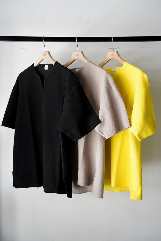 MEN　blurhmsROOTSTOCK / ブラームスルーツストック　ROUGH&SMOOTH THERMAL OVER-NECK
