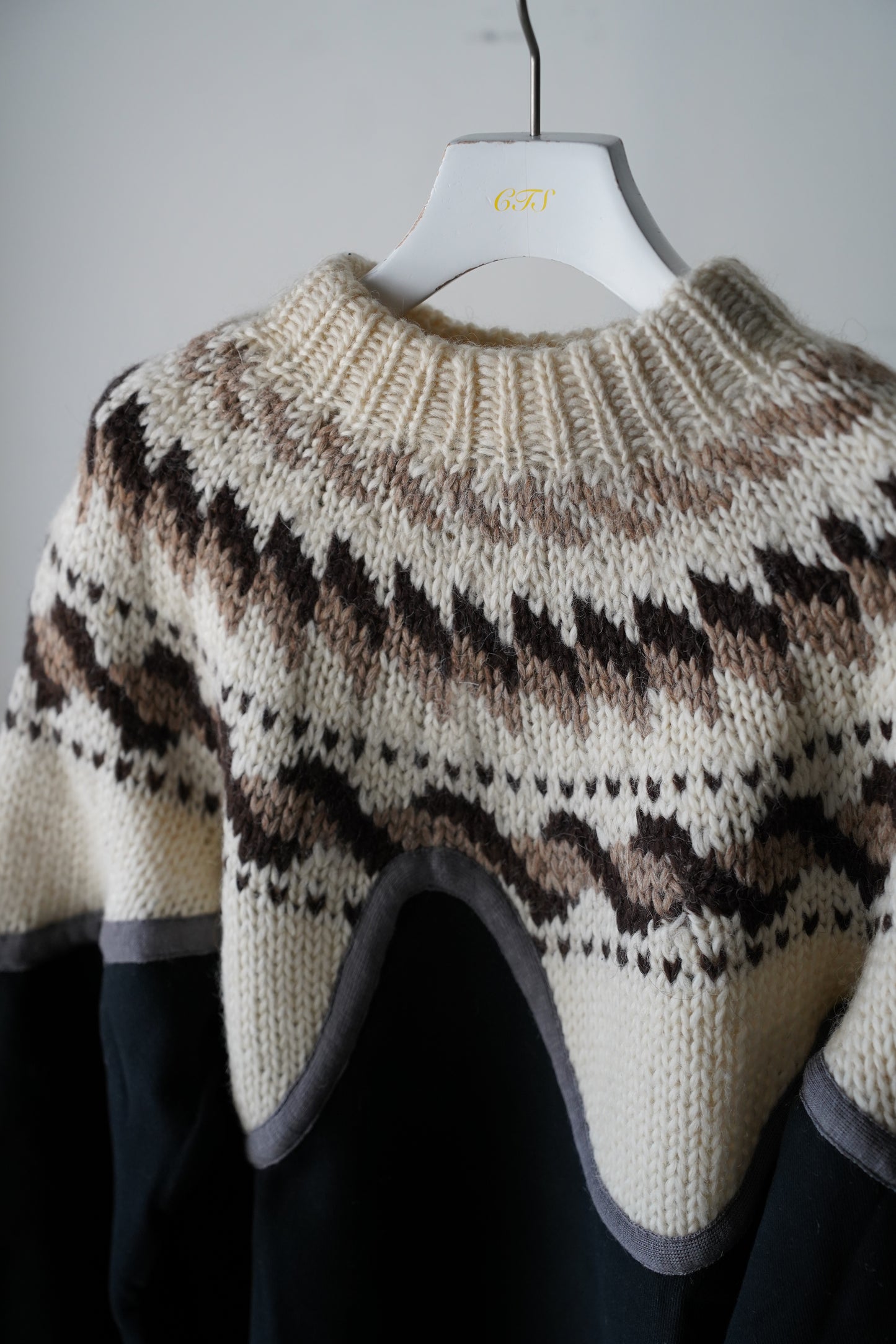 MEN/WOMEN　VIOLETTE ROOM　EX.REMAKE SWEAT  BLACK　⓸