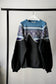 MEN/WOMEN　VIOLETTE ROOM　EX.REMAKE SWEAT  BLACK　⓹