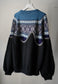 MEN/WOMEN　VIOLETTE ROOM　EX.REMAKE SWEAT  BLACK　⓹