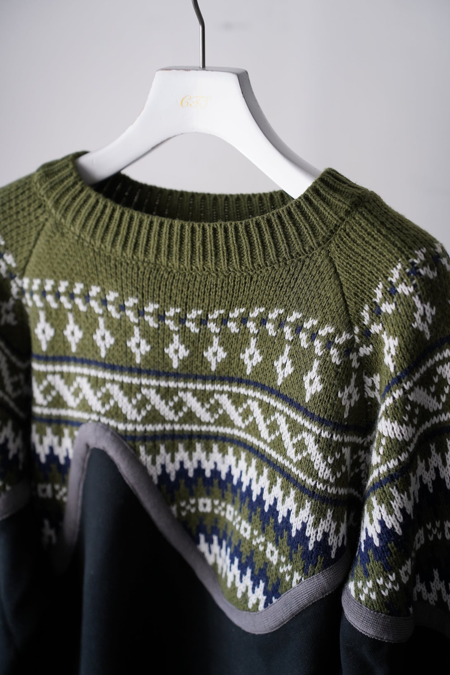 MEN/WOMEN　VIOLETTE ROOM　EX.REMAKE SWEAT  BLACK　⓾